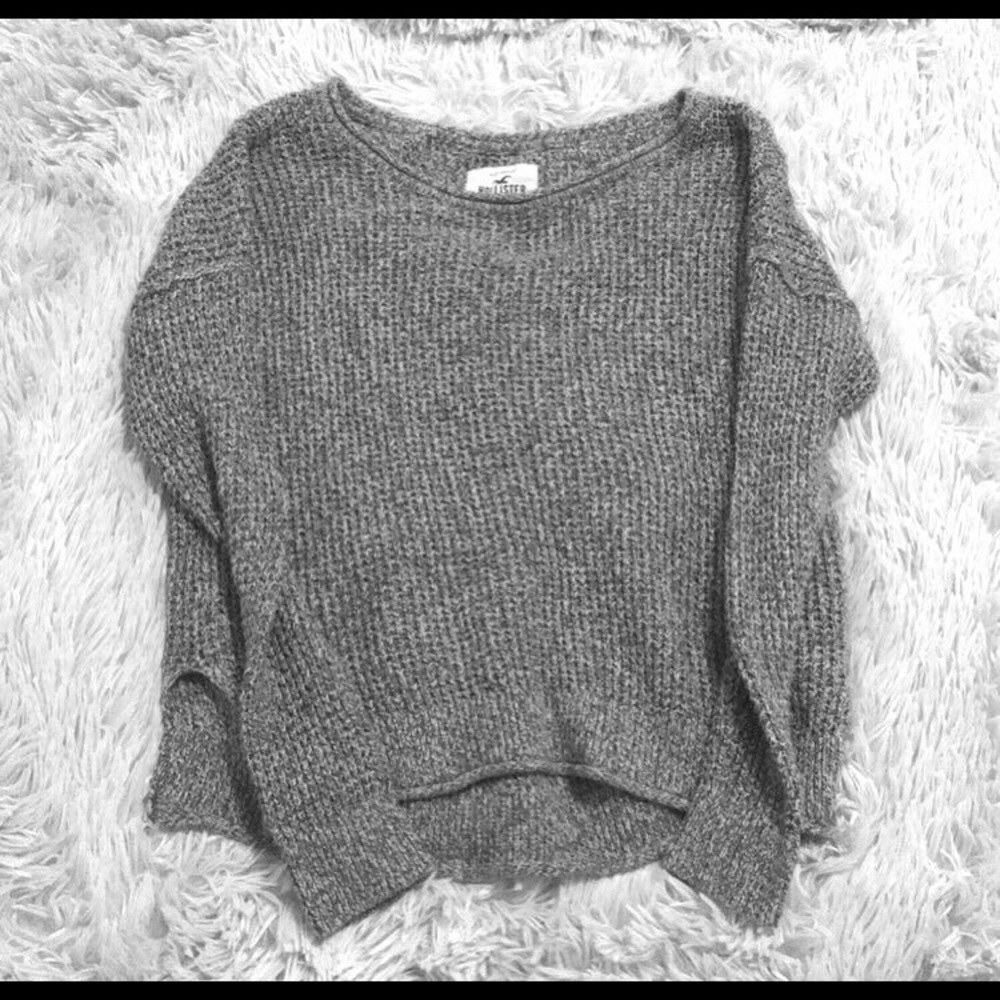 Hollister gray sweatshirt